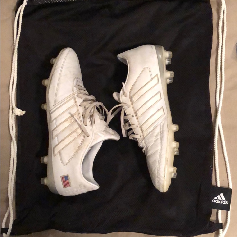 Custom Adidas soccer cleats. Adigloro